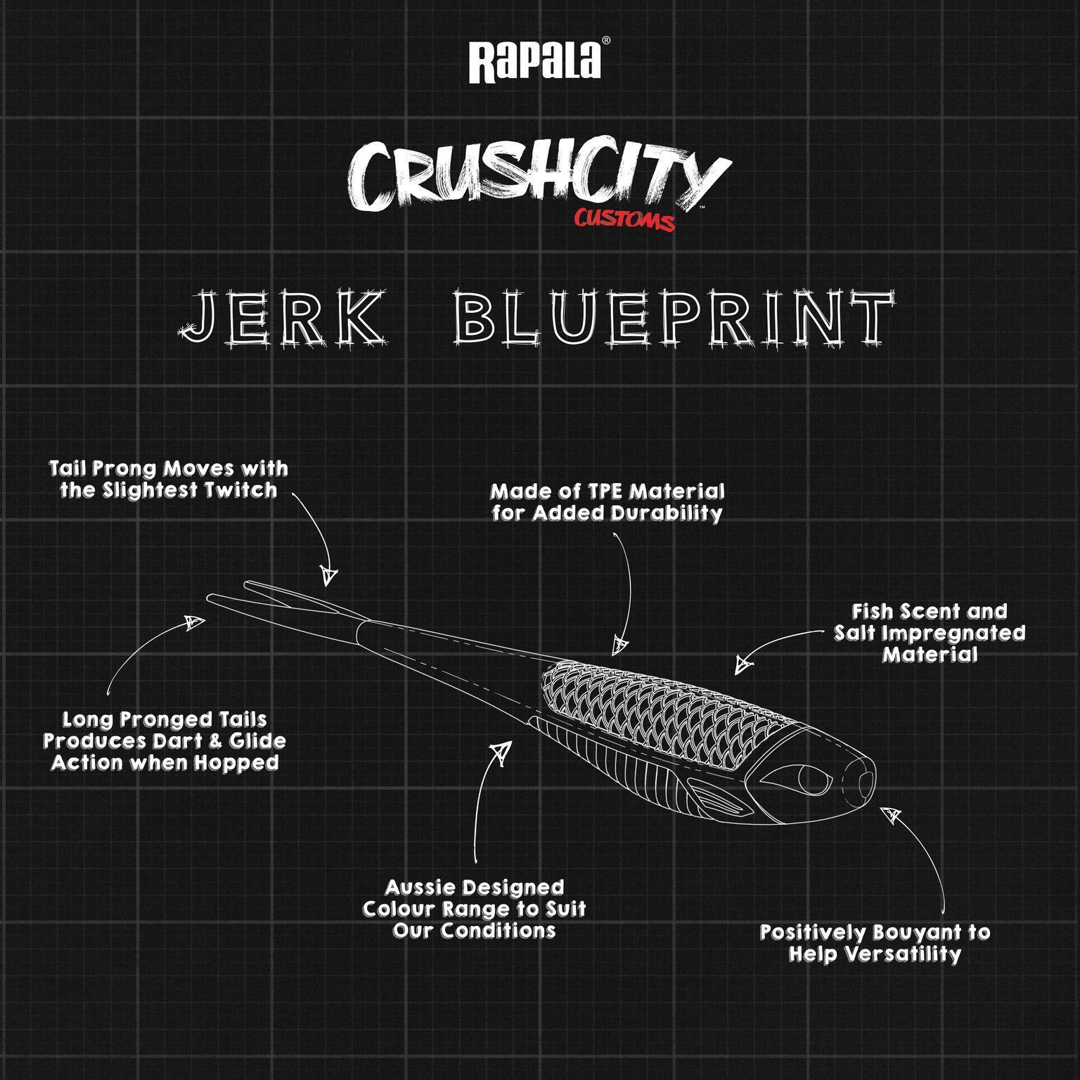 RAPALA Crush City The Jerk 3.75 — Bait Tackle Store