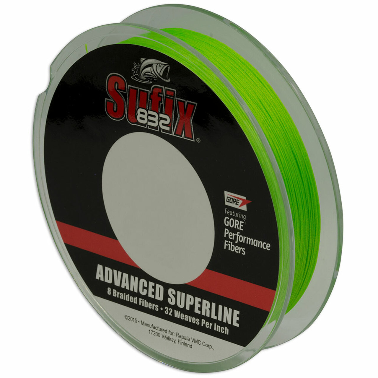 Sufix 832 Advanced Superline x8 Braid 150yd Neon Lime Fishing Line #20lb