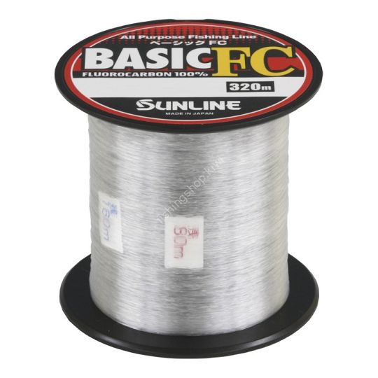 Sunline Basic FC 320m Fluorocarbon Fishing Line #4lb