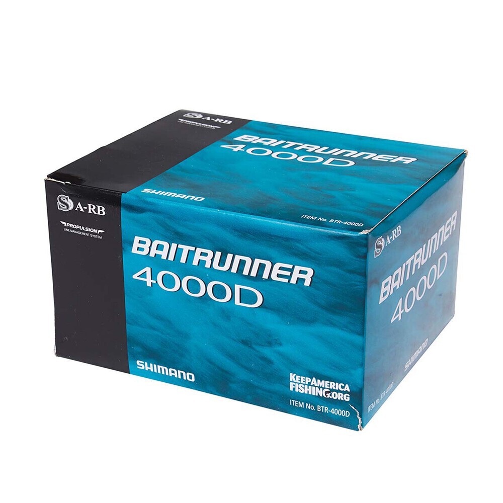 SHIMANO Baitrunner D Saltwater 4.8:1 Spinning Fishing Reel (BTR4000D)