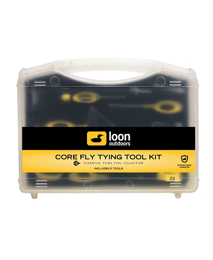 Loon Outdoors Core Fly Fishing Tying Tool Kit - Yellow