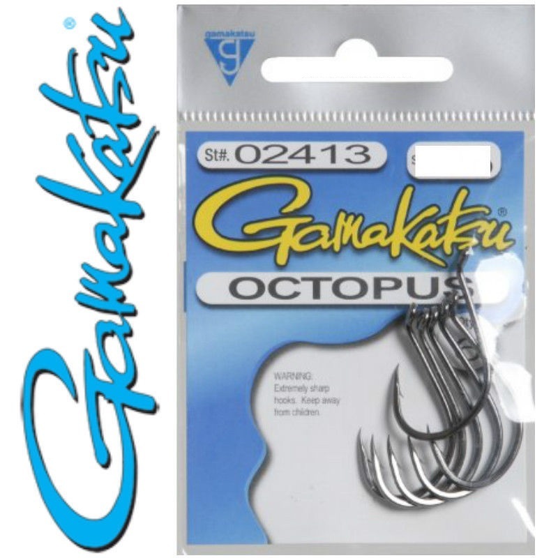 Brand New - Gamakatsu Octopus Fishing Hook Standard Pack - Choose Size