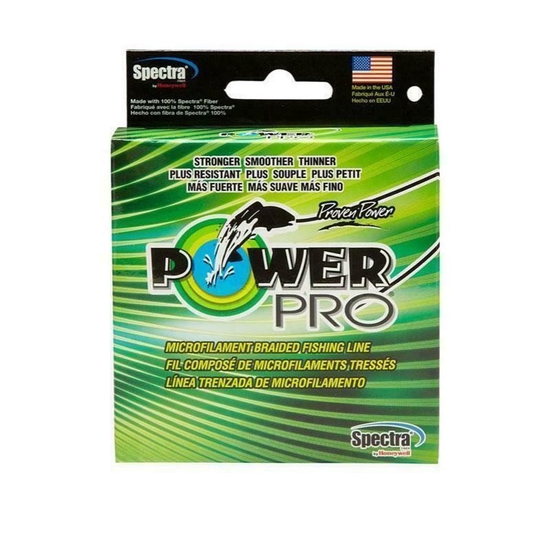 Power Pro Braided Spectra Line 15lb by 300yds Green (5939) for sale online