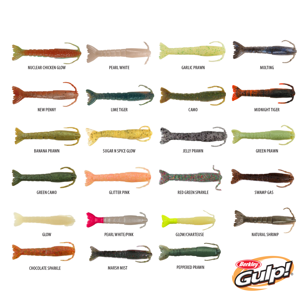 Brand New - Berkley Gulp 2 Shrimp Soft Plastic Fishing Lure