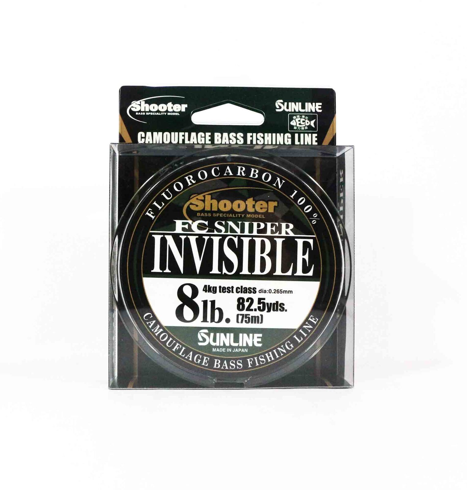 Sunline Shooter FC Sniper Invisible Camo 100% Fluorocarbon 75m