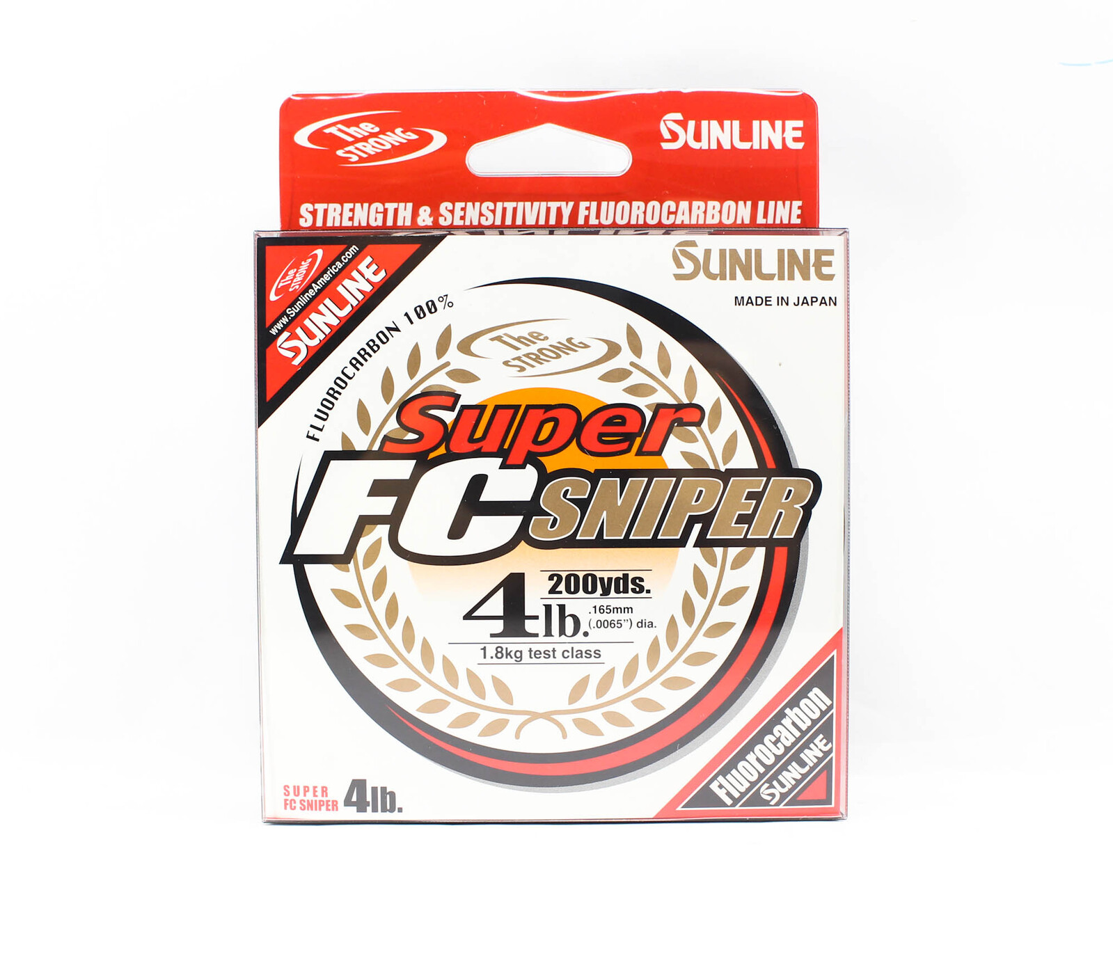Sunline Super FC Sniper 100% Fluorocarbon Fishing Line 200 yds #4lb