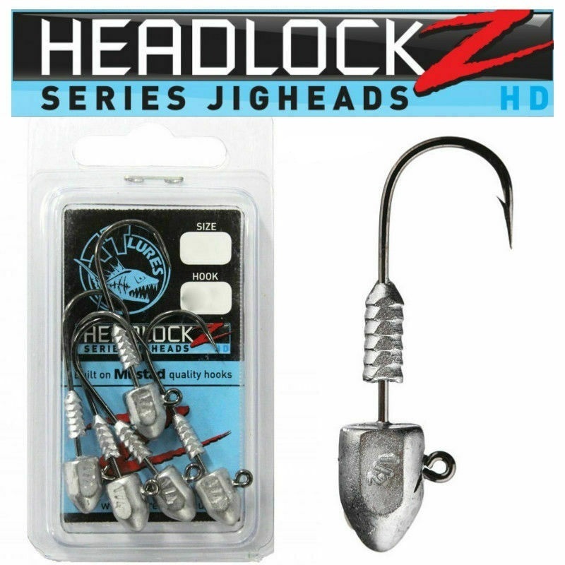 Tackle Tactics TT Headlockz HD Jig Head 1/8 oz 2/0 XH 5 per pack (3023) for  sale online