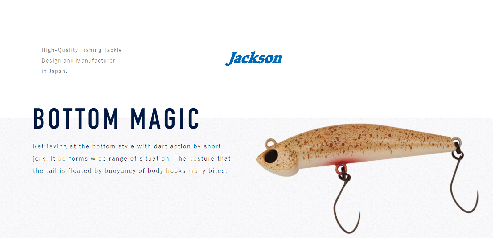 Jackson Bottom Magic Trout 55mm Sinking Fishing Lure - Choose Colour