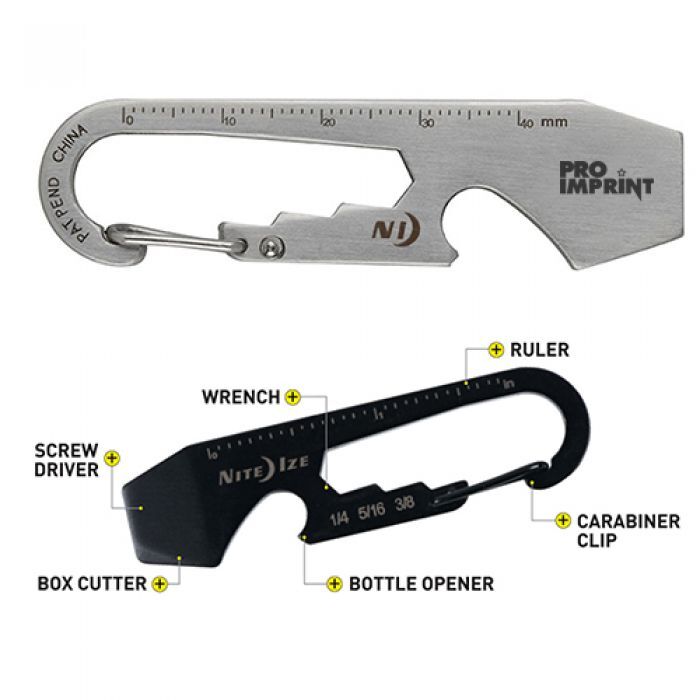 Nite Ize DoohicKey Multi Tool Bottle Opener, Screw Driver, Box Cutter ...