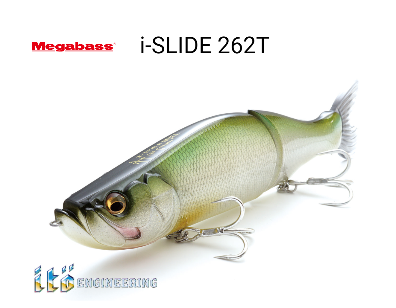 Leurre Esca I-Slide 262T Megabass - Neuf - Pour La Pêche Au Carnassier