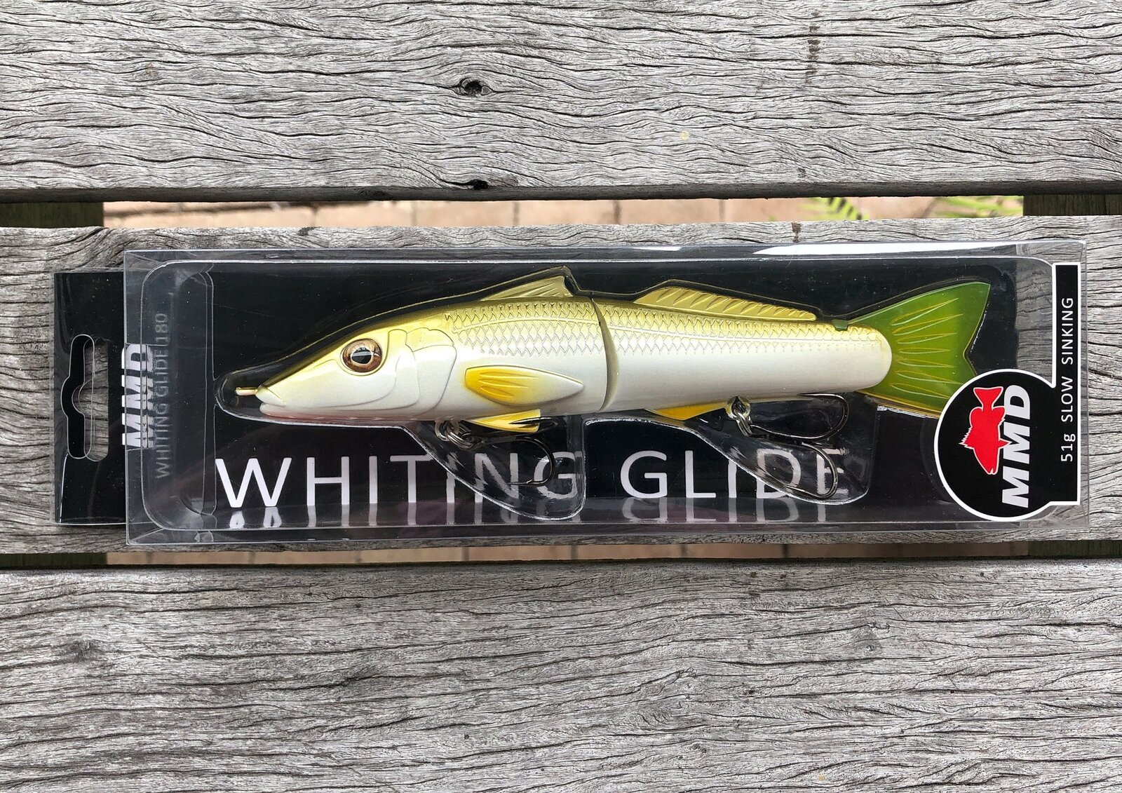 MMD Whiting 180mm Glide Bait Fishing Lure #Sand Slow Sinking