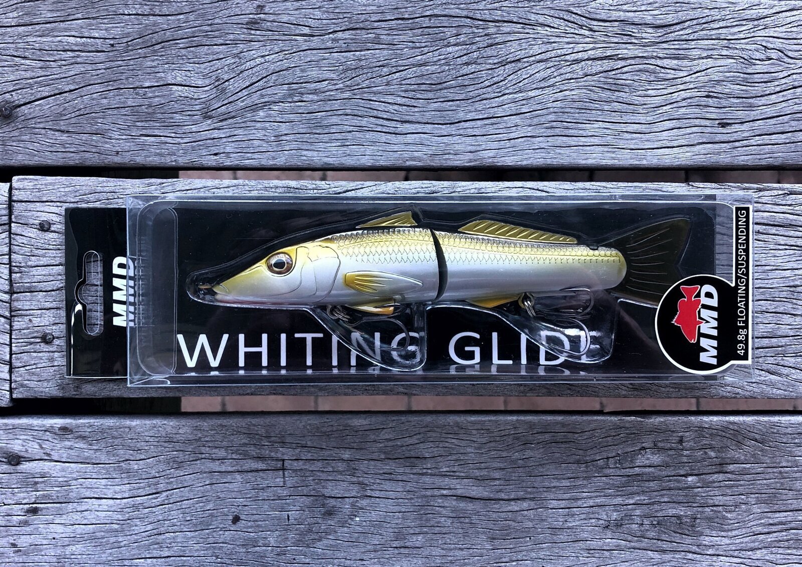 MMD Whiting 180mm Glide Bait Fishing Lure #Silver Floating