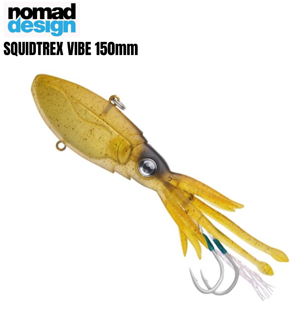 Nomad Design 2023 Squidtrex 150mm Soft Vibe Plastic Fishing Lure