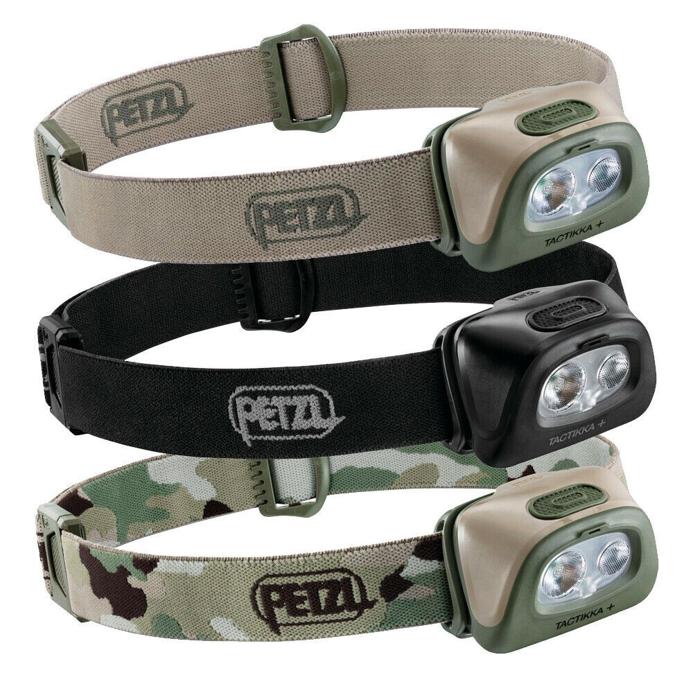 Petzl Tactikka + 350 Lumen Head Torch Lamp Choose Colour