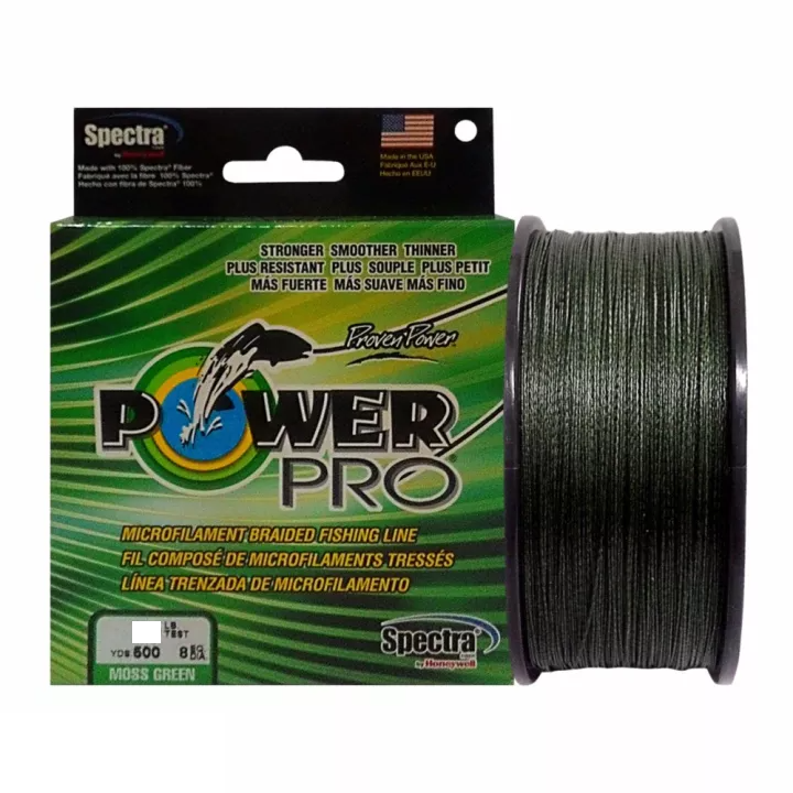 Shimano Power Pro Braided Fishing Line 500 Yards Moss Green