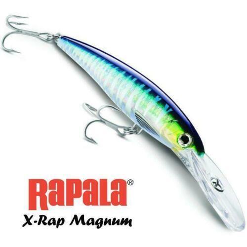 Rapala X-Rap Magnum 10 Fishing Lure - Lime Light UV - 10 Ft. Running Depth  