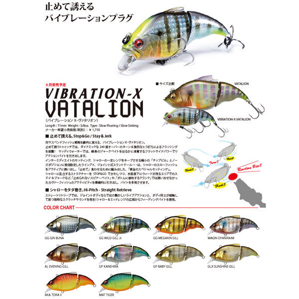Megabass Vibration X Vatalion Sw 3 Set Köder