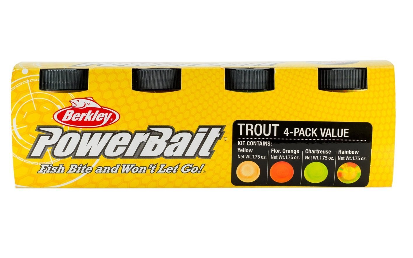 Berkley Powerbait 4 Pack Assorted Trout Fishing Lure