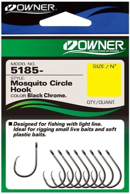 Owner 5185 Mosquito Circle Fishing Hook - Choose Size