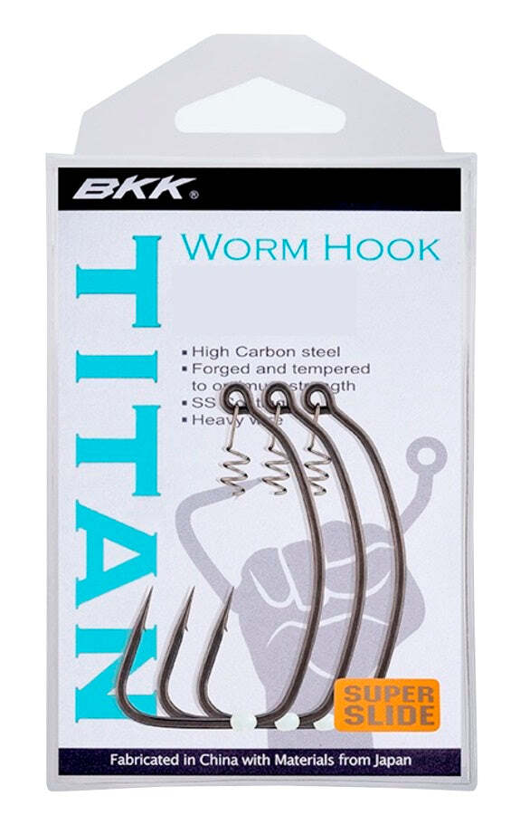 BKK Titan Weedless Worm Fishing Hook - Choose Size