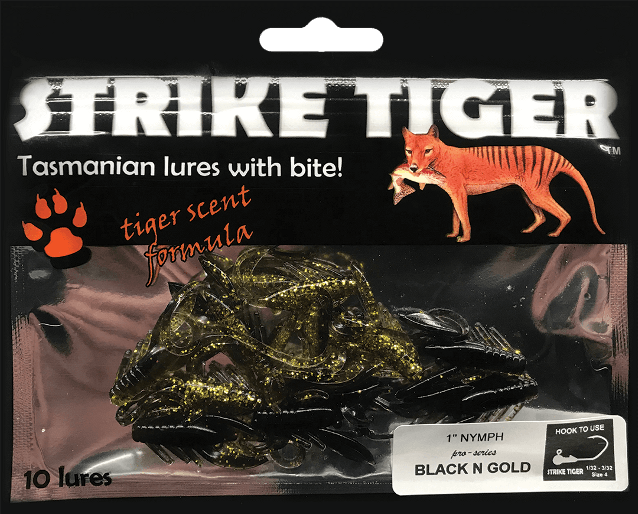 Strike Tiger 1 Nymph Pro Soft Plastic Fishing Lure - Choose Colour