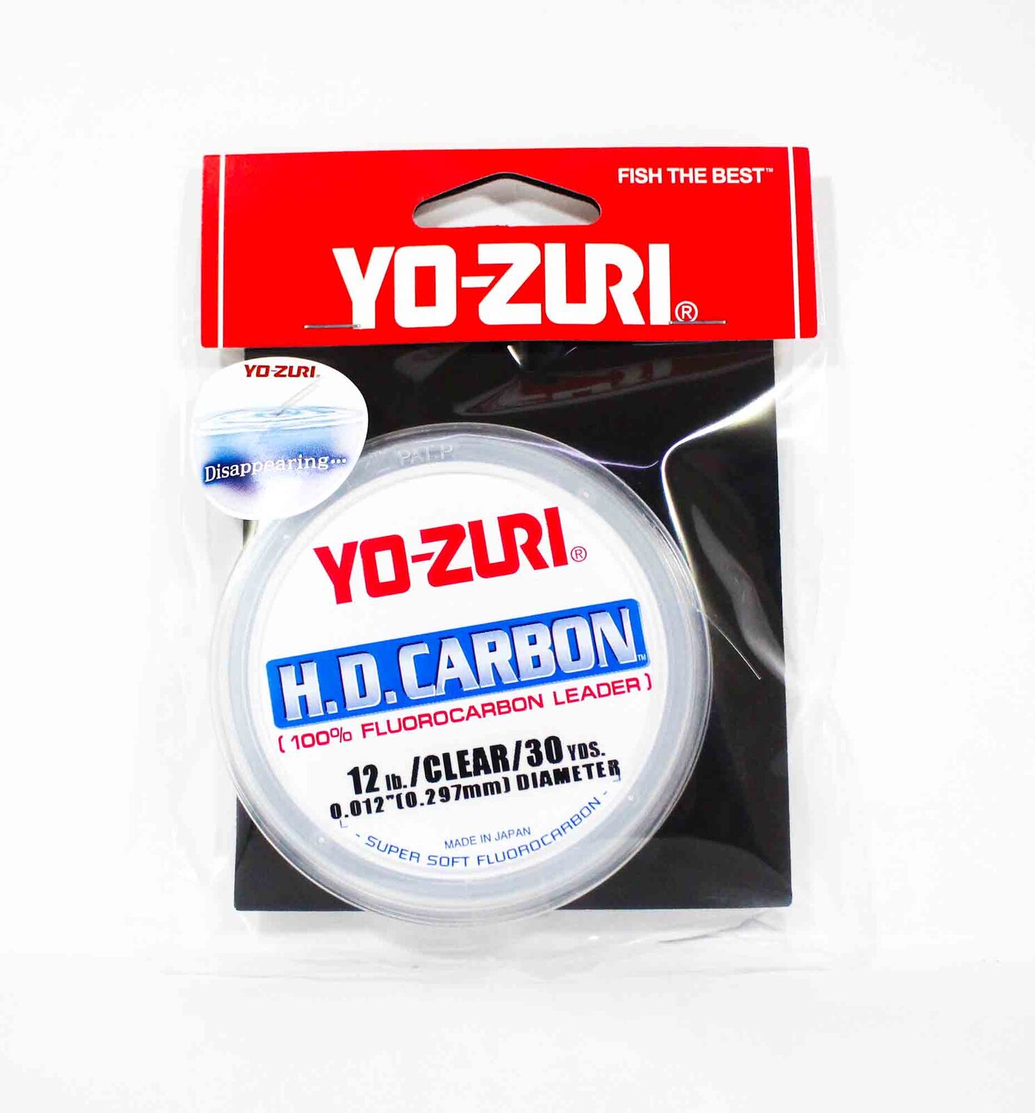 Yo Zuri H.D Carbon 30yds Clear Fluorocarbon Fishing Leader #12lb