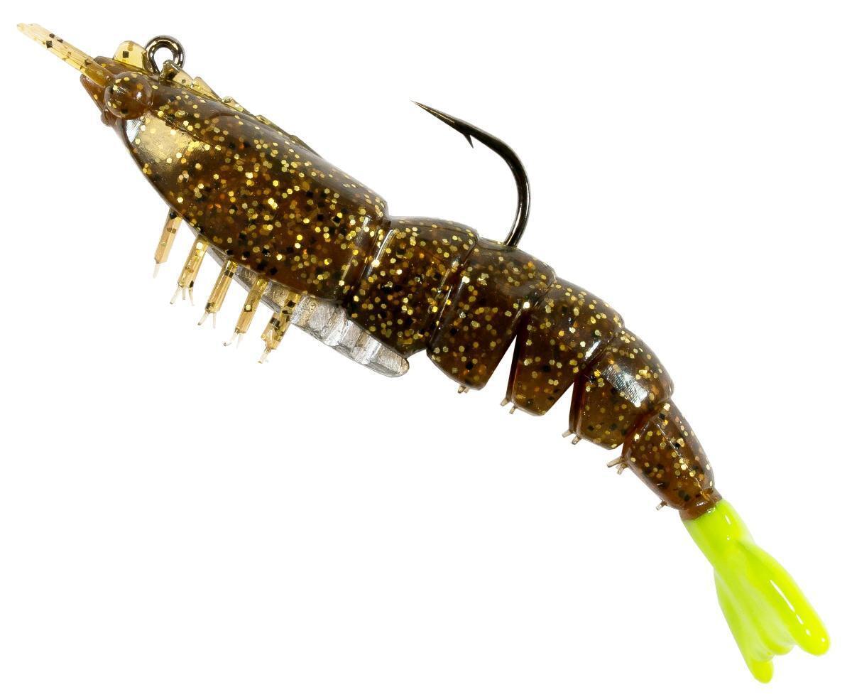 Zman 3.5" Inch Ez Shrimpz Rigged Soft Plastic Fishing Lure Zman Shrimps Z Man BR - Picture 9 of 11