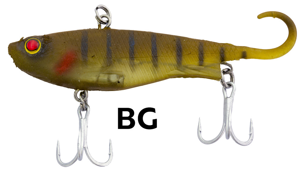 Zerek Lure Fish Trap 65mm 10g Soft Vibe Fishing Lure Barred Grunter/BG