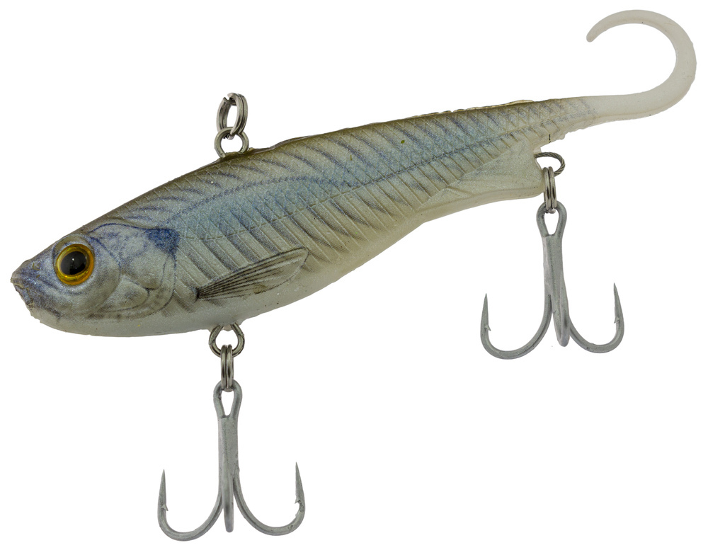 Zerek Lure Fish Trap 110mm 30g Soft Vibe Fishing Lure #Sliver Whiting/SRW