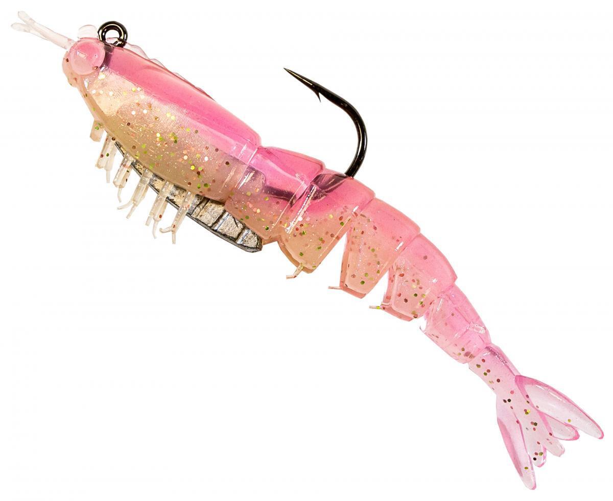 Zman 3.5" Inch Ez Shrimpz Rigged Soft Plastic Fishing Lure Zman Shrimps Z Man BR - Picture 10 of 11