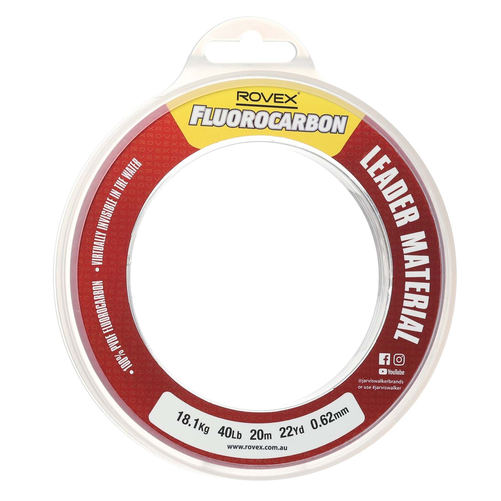 Rovex 20m Clear Flurocarbon Fishing Leader - Choose Lb Test BRAND NEW @ eBay Fis - Picture 8 of 11