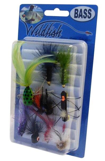 Gillies Wildfish Salt Water Fly Fishing Flies Pack #Bass Pack