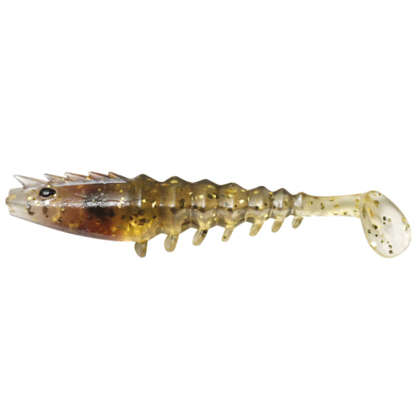 Squidgies Prawn Paddle Tail 80mm Soft Plastic Lure White Lightning