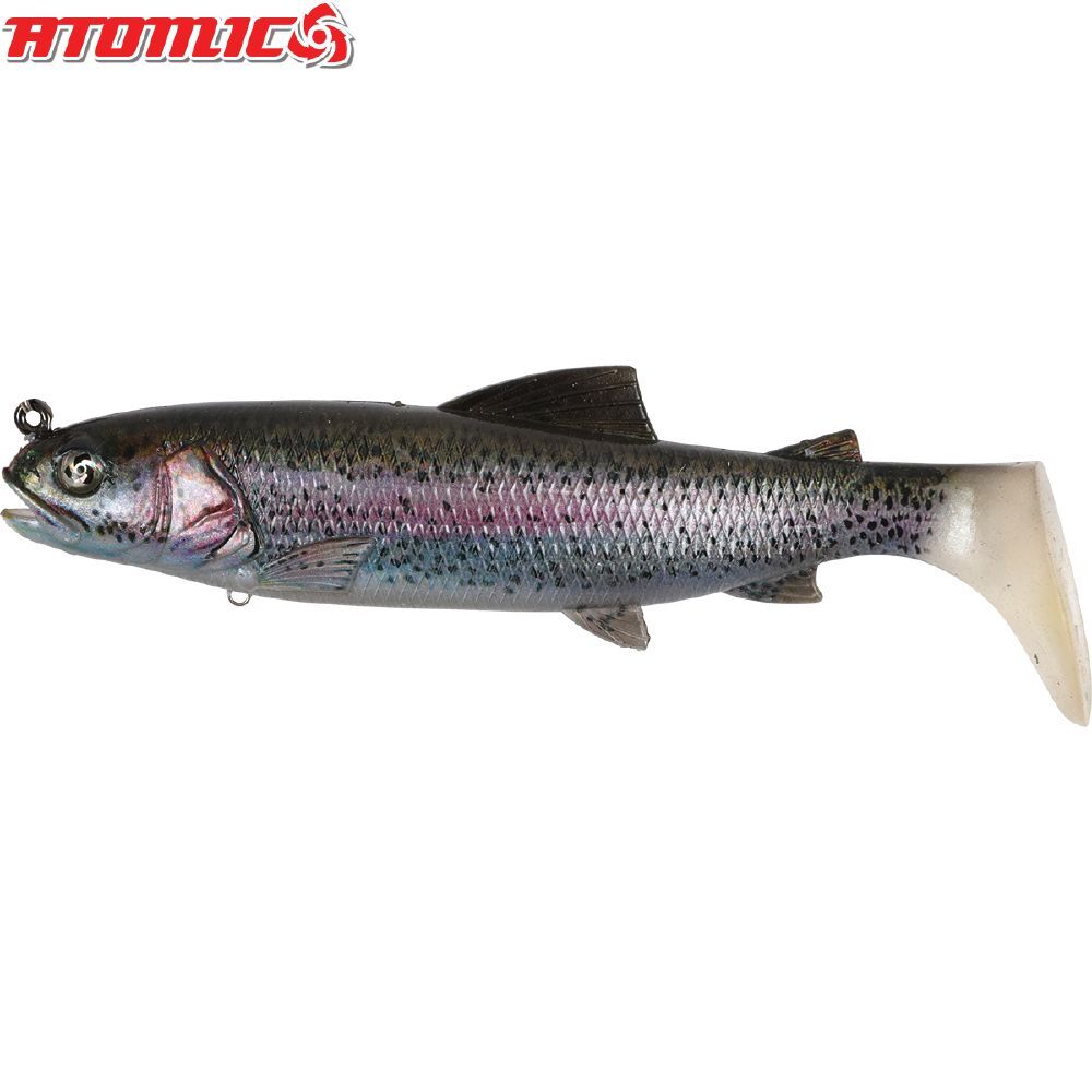 Atomic Real Baitz Rigged Soft Plastic Fishing Lure #Rainbow Trout 180mm Atomic Real Baitz Rigged Soft Plastic Fishing Lure #Rainbow Trout 180mm