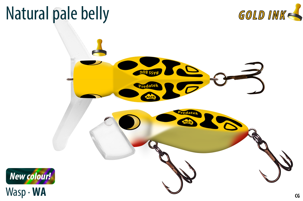 Predatek BB60 Bass Bug Clear Bib 60mm 12g Floating Fish Lure - Choose Colour BRA - Picture 9 of 11