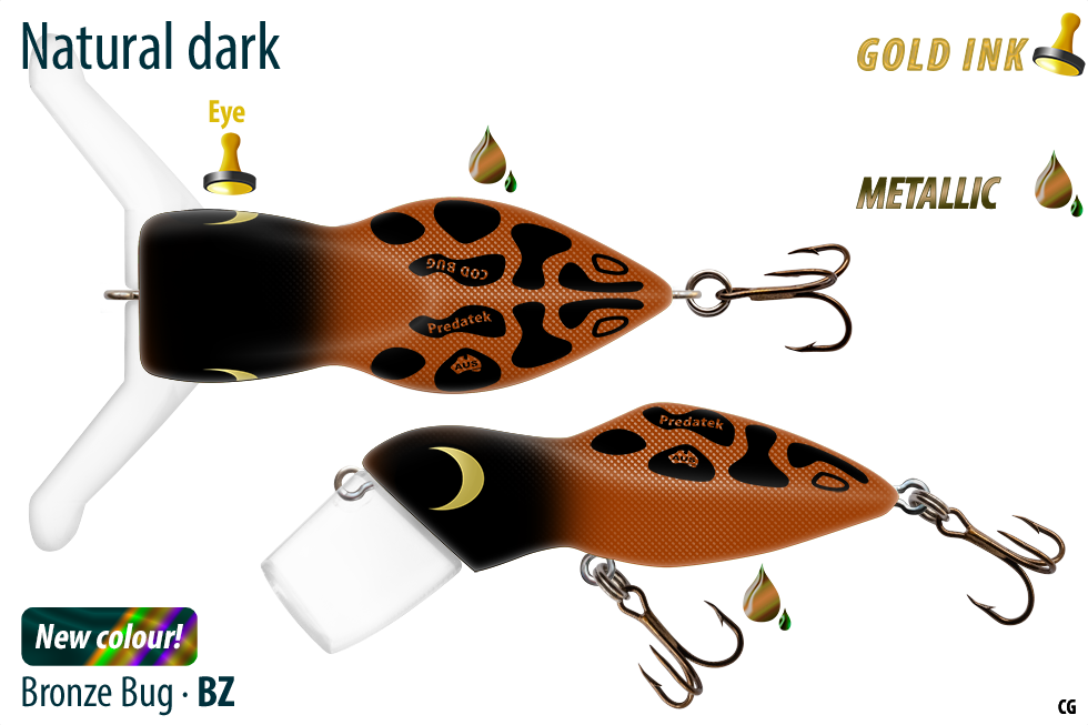 Predatek CB90 Cod Bug Clear Bib 90mm 31g Floating Fishing Lure - Choose Colour B - Picture 4 of 11