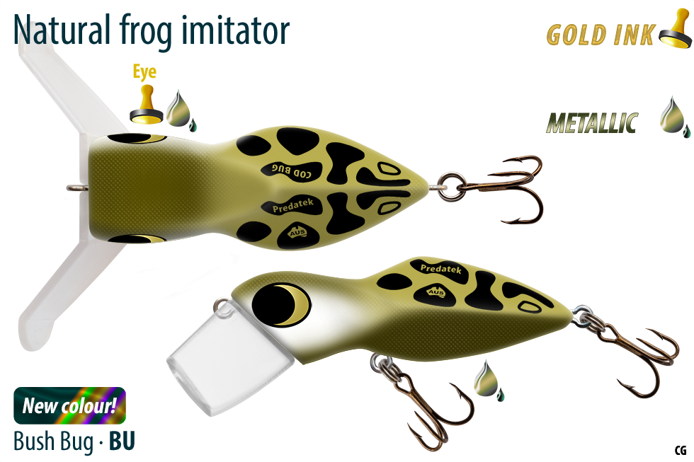 Predatek CB90 Cod Bug Clear Bib 90mm 31g Floating Fishing Lure - Choose Colour B - Picture 5 of 11