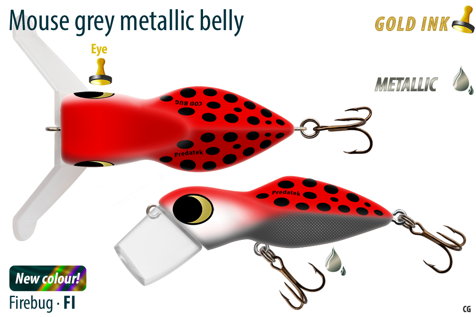 Predatek CB90 Cod Bug Clear Bib 90mm 31g Floating Fishing Lure - Choose Colour B - Picture 6 of 11