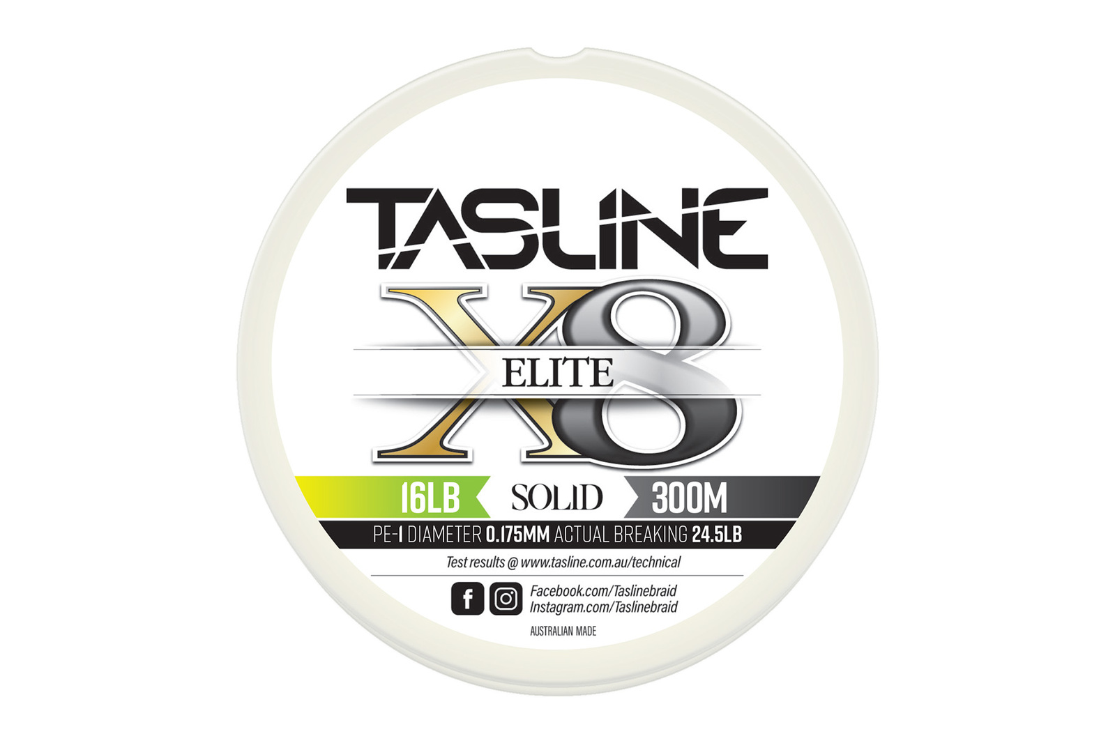 Tasline Elite White 300m Braid Fishing Line - Choose Lb BRAND NEW @ eBay Fishing - Picture 11 of 11