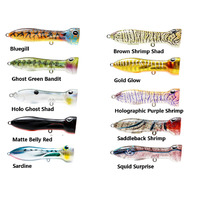 Nomad Design Chug Norris 50mm Floating Fishing Lures - Choose Colour