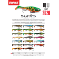 Rapala X-Rap Peto 20cm Slow Sinking Fishing Lure - Choose Colour