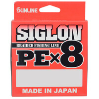 Sunline Siglon PE x8 Orange Colour 150m Braid Fishing Line  - Choose Lb