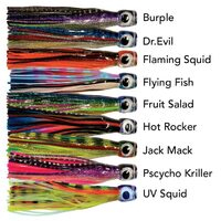 Delete Black Magic Maggot Game Fishing 200mm Trolling Lure - Choose Colour