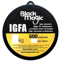 Black Magic 600m IGFA Clear Monofilament Line - Choose Kg Test