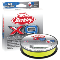 Berkley X9 Flame Green 300m Braid Fishing Line Berkley X-9 9 Carrier