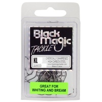 Black Magic KL Black Fishing Hooks Economy Pack - Choose Size