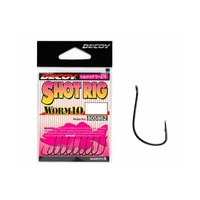 Decoy Worm 10 Drop Shot Wacky Fishing Hook - Choose Size
