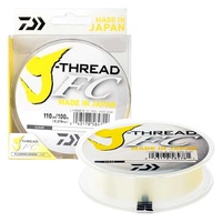 Daiwa J-Thread 100m Flourocarbon Fishing Leader J Thread- Choose Lb