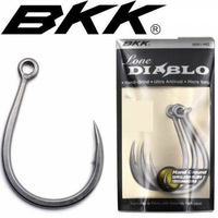 BKK Lone Diablo 8091-HG 5X Inline Hand Ground Single Fishing Hook - Choose Size