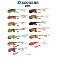 Ecogear Tourn't Bream Sp Blade ZX-35 5.0g Shrimp Blade Fishing Lure - Choose Colour